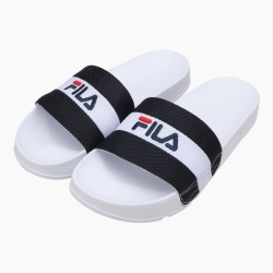 Fila Drifter Mesh - Miesten Sandaalit - Valkoinen/Laivastonsininen | FI-88157